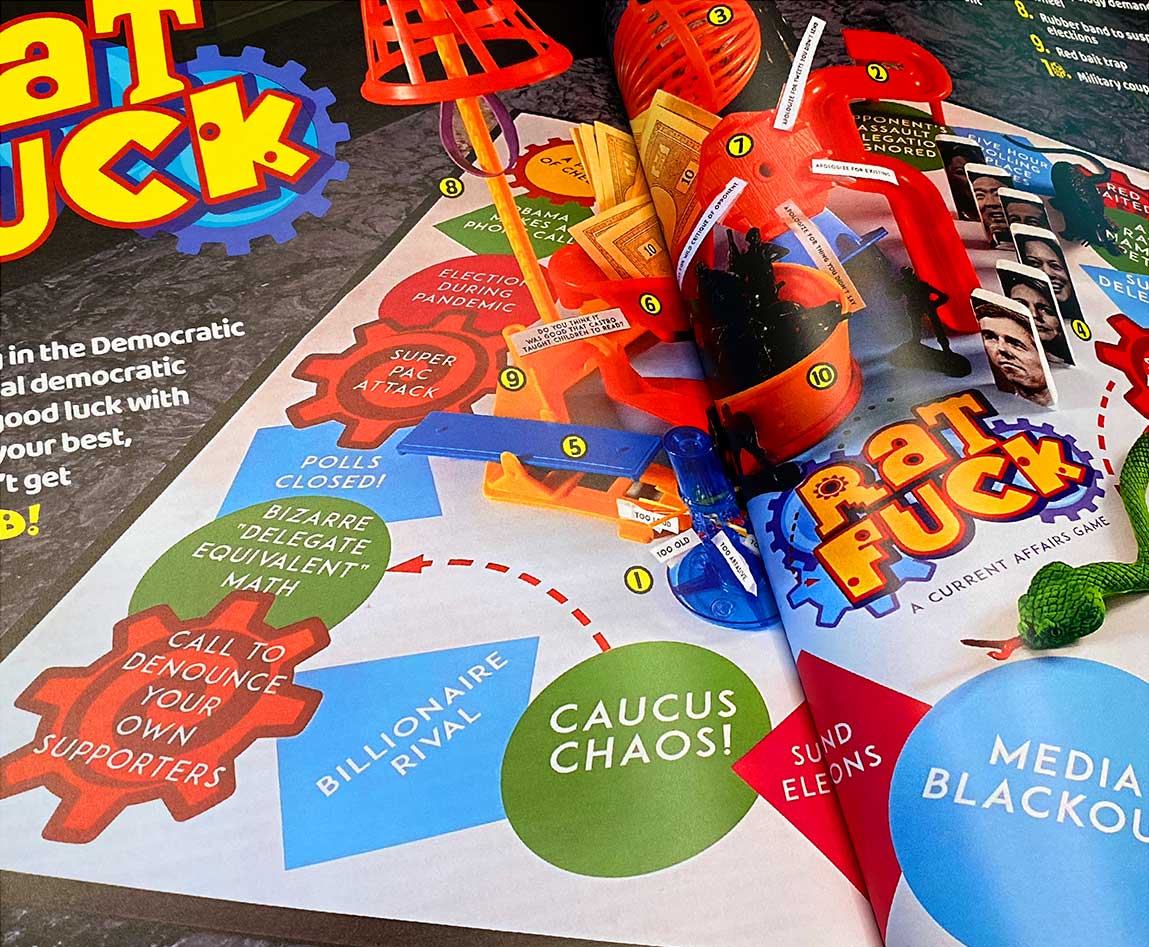 Excerpt from “Rat Fuck: The Board Game”